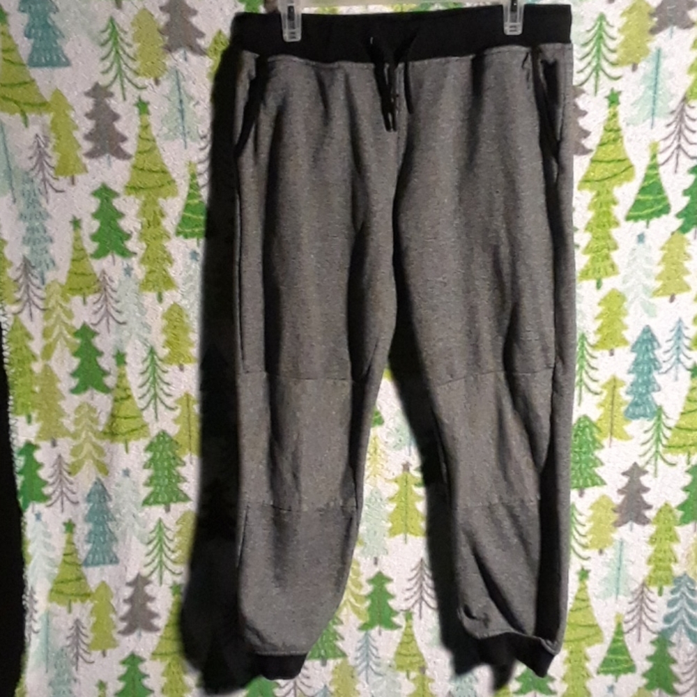 Grey and Black Sweatpants
